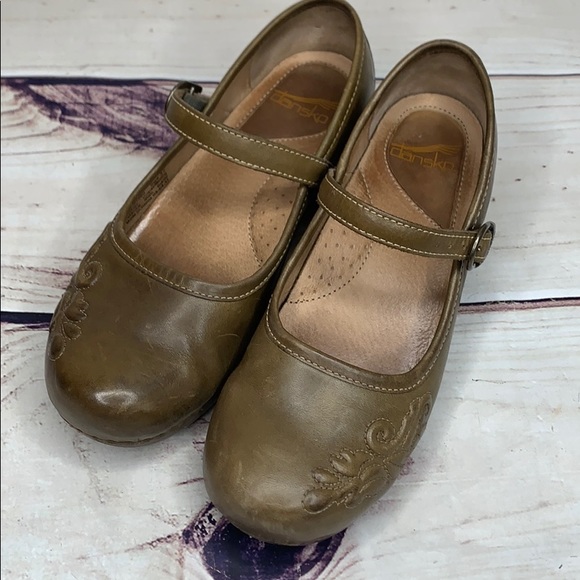 Dansko Shoes Dansko Olive Green Savanna Mary Jane Dansko Shoes Dansko Olive Green Savanna Mary Jane